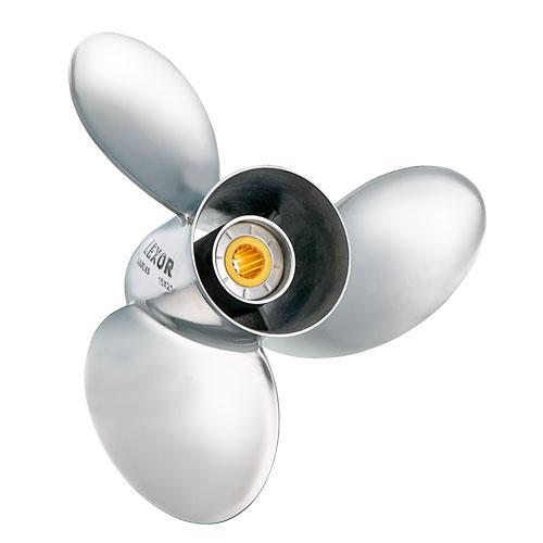 Solas HR Titan 3-Blade Stainless Steel Propeller - 13.88 X 21 Pitch, Right Hand Rotation
